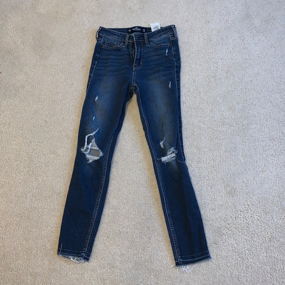 Hollister Denim - Hollister Jeans Hi Rise Super Skinny Crop